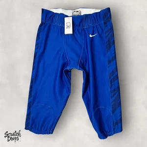 Nike Men's Football Pants Size Large Blue Athletic Training Gear Sports NWT X01 - Picture 1 of 3