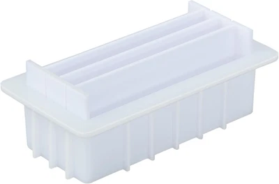 42 унц силиконовая форма для мыла буханка мыло изготовление форма с 5 акриловыми разделителями для сделай сам Ha - Изображение 1 из 4