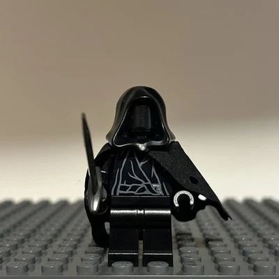 Lego Lord of the Rings Ringwraith Nazgûl Minifigure Black Robe Sword lor018 1i - Image 1 of 2