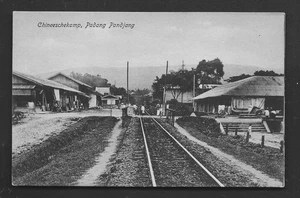 Padang Pandjang Railway Station Chinatown Toko Agam Sumatra Indonesia 1920 - Picture 1 of 1
