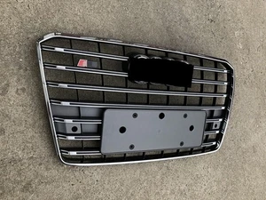 For Audi A8 S8 D4 2014-2017 S8 Style Chrome Strip Front Bumper Grille - Bild 1 von 4
