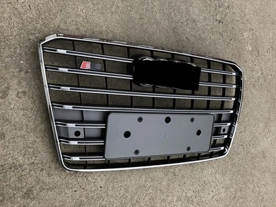 Parachoques delantero tira cromada estilo S8 para Audi A8 S8 D4 2014-2017 Foto 1 de 4