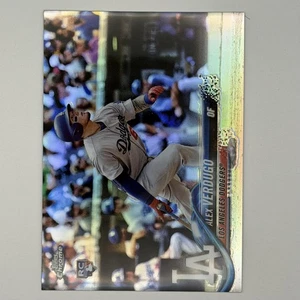 2018 Topps Chrome Refractor Alex Verdugo #167 Los Angeles Dodgers 11*11 - Bild 1 von 2