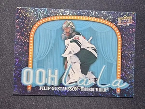 24-25 Upper Deck Filip Gustavsson Ooh La La 💥💥💥 Speckled Variant - Picture 1 of 2