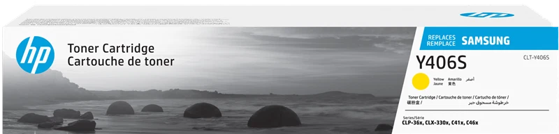 ORIGINAL Samsung toner giallo CLT-Y406S SU462A ~1000 Seiten - Immagine 1 di 1