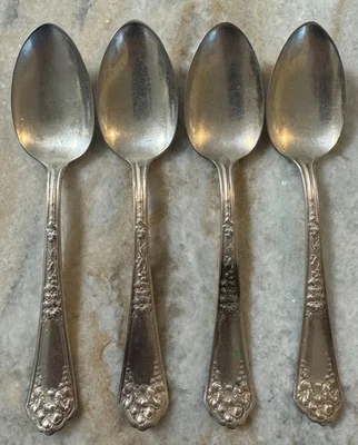 4 cucharaditas de prímula I (plata, 1912) de International Silver 6" Foto 1 de 4