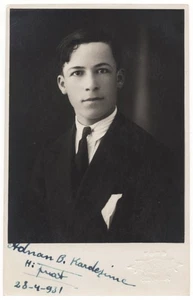 Antiguo retrato de estudio masculino chico guapo joven caballero gay foto int +9528 - Imagen 1 de 1