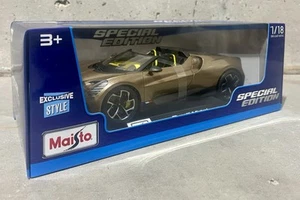 1/18 Bugatti Mistral Bronze Maisto Special Edition Diecast Model Car Very Rare! - Picture 1 of 7