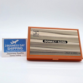Nintendo Game & Watch Donkey Kong Tested No Battery Leak Clip Damage 60003