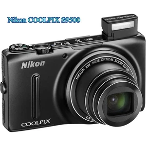 Nikon COOLPIX S9500 Digital Camera 1080i HD Video Recording Touch Screen Black - Picture 1 of 15