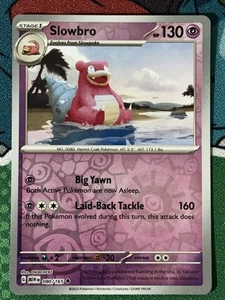 Slowbro Reverse Holo 080/165 Pokémon Sv: Scarlet & Violet 151 *PACK FRESH* - Picture 1 of 2