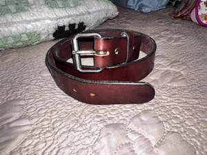 Hanks Gürtel "The Enforcer" - Gr. 42 braun Ledergürtel Made in USA Neu ohne Etikett - Bild 1 von 11