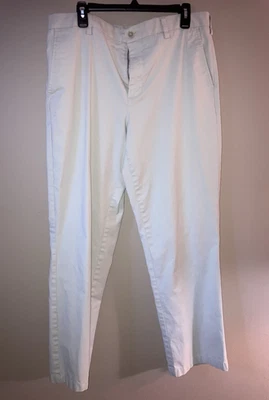 Pantalones de vestir Croft & Barrow para hombre 36x32 tiro medio pierna recta calce clásico marfil Foto 1 de 4