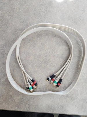 6 Foot Cable, 3 RCA (Component Video) + 2 RCA (Audio)  - Image 1 of 2