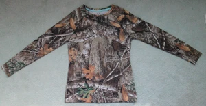 Realtree Edge No Fly Zone Base Layer Long Sleeve Shirt Size M Edge Camouflage - Picture 1 of 20
