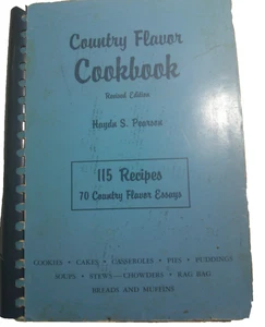 COUNTRY FLAVOR COOKBOOK HAYDN S. PEARSON GREENFIELD, NEW HAMPSHIRE SIGNED COPY - Picture 1 of 7