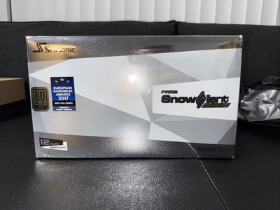 Fuente de alimentación Seasonic Modular Prime Snow Silent 550w 80 Plus Gold - NO PROBADA Foto 1 de 4