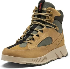 Sorel Men's Mac Hill Lite Trace Waterproof Boots tactical safari tan green 8.5 n - Picture 1 of 4