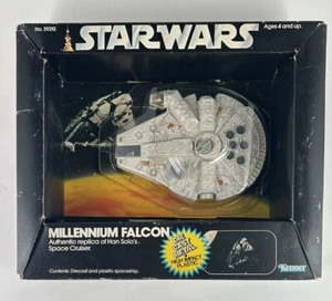 VTG 1977 Kenner Star Wars Die Cast Millennium Falcon w/ Box & Bubble- Not Sealed - Picture 1 of 10