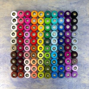 DMC "Pearl Cotton" Size 5 Embroidery Thread Ball - Choose Your Colour - Picture 1 of 48