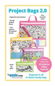 Project Bags 2.0 modello da cucire di Annie in 4 misure nuovo PBA206-2 - Foto 1 di 2