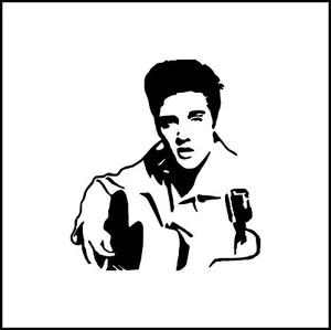 Elvis Presley Portrait King of Rock #3 Vinyl Decal - Picture 1 of 4