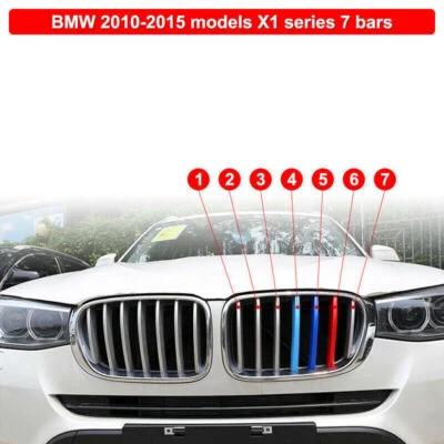 Juego de clips de rejilla de riñón para BMW X1 E84 2010-2015 cubierta de parrilla delantera de auto nuevo Foto 1 de 4