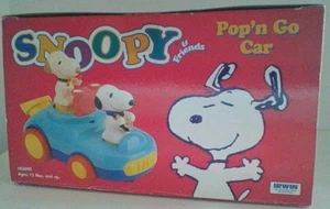 Peanuts Snoopy and Friends Irwin Pop And Go auto molto difficile da trovare nuova - Foto 1 di 8