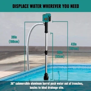 Akku Stick Wassertransferpumpe für Makita / 18V Akku, 720GPH Brushless Dee - Bild 1 von 8