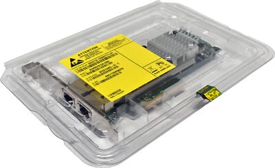 IBM Dual Port EN0W 10Gb/s BaseT RJ45 PCIe x8 FC Server Adapter 00E2718 BCM957810 - Image 1 of 4