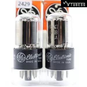 A pairs 6SN7GTB 6N8P 5692 VT231 CV181 TUBES US GE IN ORIGINAL BOX. D Getter - Picture 1 of 4