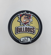 Nice Vintage Hamilton Bulldogs Hockey Puck American Hockey League AHL