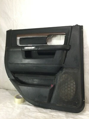 2014 Dodge Ram 3500 Crew Cab Rear Left Driver Door Trim Panel OEM LH 2434289 - Image 1 of 4