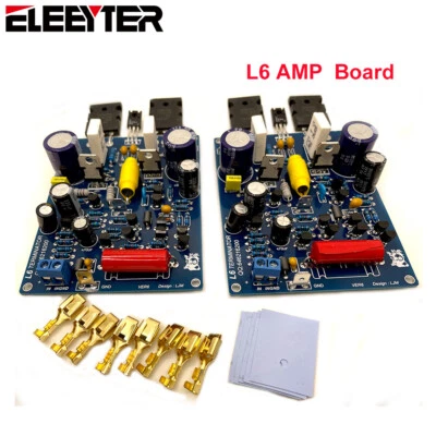 One Pair 1943 5200 L6 Dual Channel Audio AMP Power Amplifier Board LJM Audio - Image 1 of 4