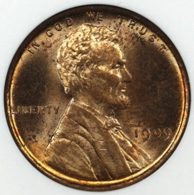 1909 1c FS-012.1 Doubled Die Obverse VDB Lincoln Cent ANACS MS 64 RB - Image 1 of 4