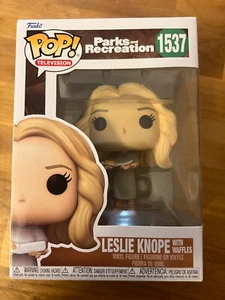 Leslie Knope with Waffles - Funko Pop - #1537 - Parks and Recreation - Picture 1 of 6