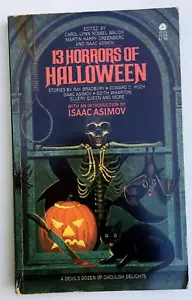 13 Horrors of Halloween PB Edited Asimov 1st Avon Books 1983 Horror Anthology - Picture 1 of 9