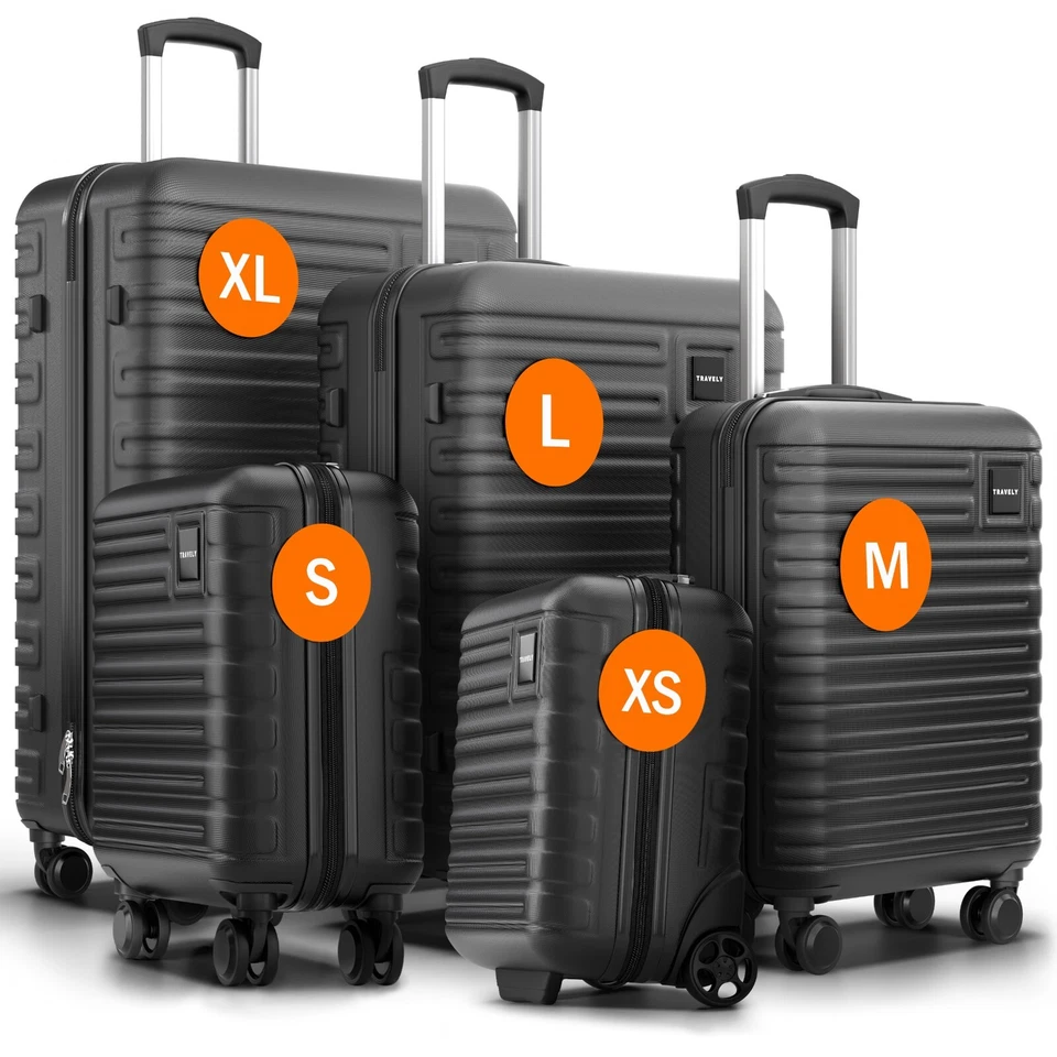 Travely Polycarbonat Koffer - passend für Ryanair, Lufthansa, Eurowings und co - Bild 1 von 1