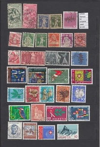 LOTTO FRANCOBOLLI SVIZZERA USATI (L29508) - Foto 1 di 1