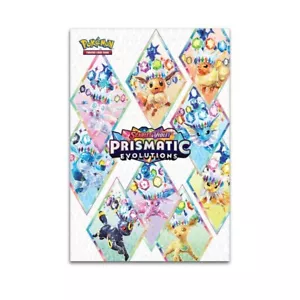 Pokémon Prismatic Evolutions Poster Collection, POSTER ONLY - Picture 1 of 1