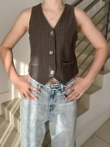 Zara, Girls Gray Vest, size 11-12yo - Picture 1 of 3