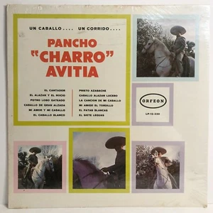 NEW PANCHO EL CHARRO AVITIA Un Caballo, Un Corrido LP 70s STILL SEALED Ranchera - Bild 1 von 3