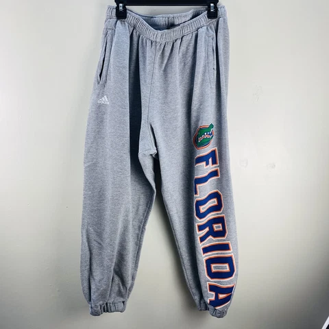 Adidas NCAA FSU Florida Gators Gray Sweatpants Spell Out XL Athletic Football Cover