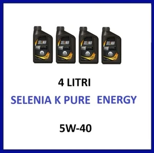 4 LITRI - OLIO MOTORE SELENIA K PURE ENERGY 5W-40ACEA C3 MIGLIOR PREZZO !! - Foto 1 di 1