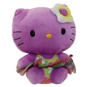 TY Sanrio Hello Kitty rosa Tutu Plüschtier Stofftier neu mit Etikett - Bild 1 von 1