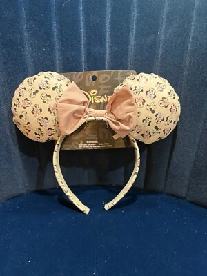 Diadema Orejas de Minnie Mouse Mickey Mouse de Minnie de los Parques Disney Lazo Rosa Foto 1 de 4