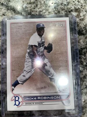 2022 Topps Series 1 SSP Jackie Robinson #42 Brooklyn Dodgers! - Image 1 of 2