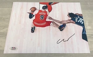 Nikola Vucevic Chicago Bulls NBA Autogramm signed 8x10 Foto PSA COA - Bild 1 von 4