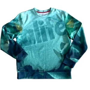 Puma Alife Green Piranha All Over Print Crewneck Sweatshirt Men’s Size XXL - Picture 1 of 6