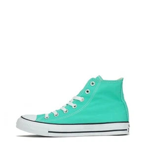 Converse Chuck Taylor All Star Hi Top Women's Trainers Shoes Plimsolls Green - Picture 1 of 6